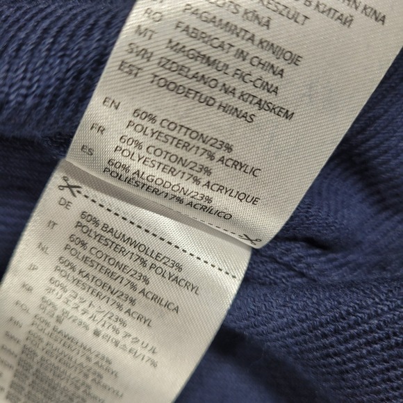 Brixton Bowery Flannel Button Up Shirt Men's Large Navy Blue Casual Comfort NWT - Picture 7 of 9